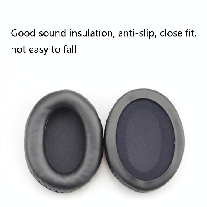 2 Pcs Headset Sponge Cover Ear Pad Leather Case For Kingston Cloud Silver Ii - Grid