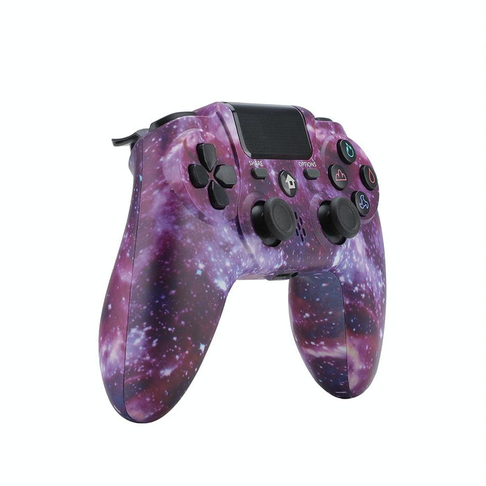 Zr486 Wireless Game Controller For Ps4 - Purple Starry Sky