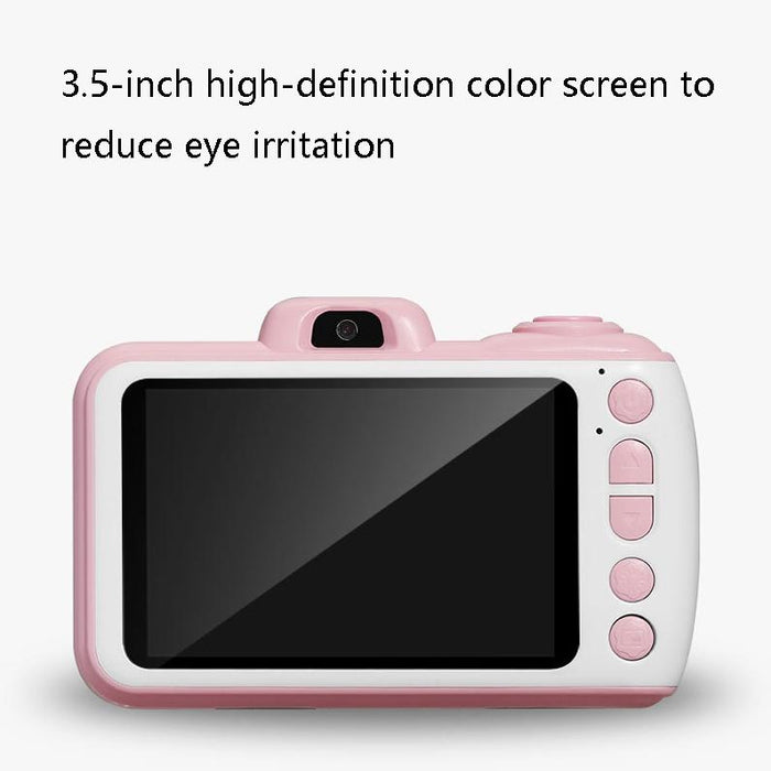 X38 3.5 Inches 4K Smart Digital Children Camera Dual-Camera Hd Screen Automatic Focus Camera Blue