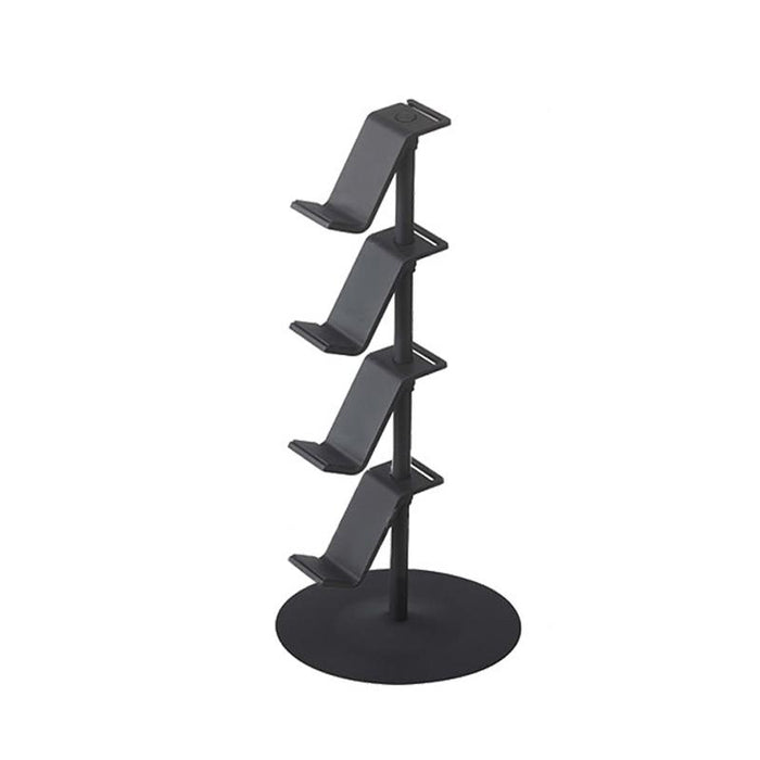 Gamepad Storage Rack Desktop Headphone Storage Rack - 4 Floors Black