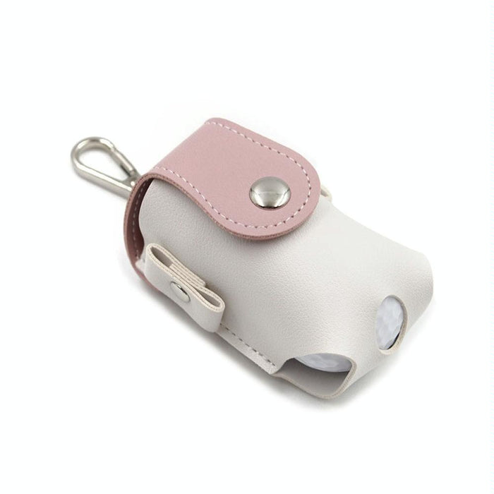 Splicing Leather Portable Mini Golf Protective Bag