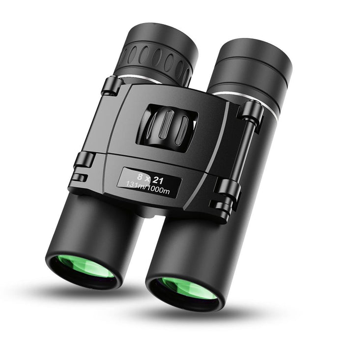 8 X 21 Zoom Binoculars Telephoto 3000M Long Distance Foldable Hd Mini Telescope Black