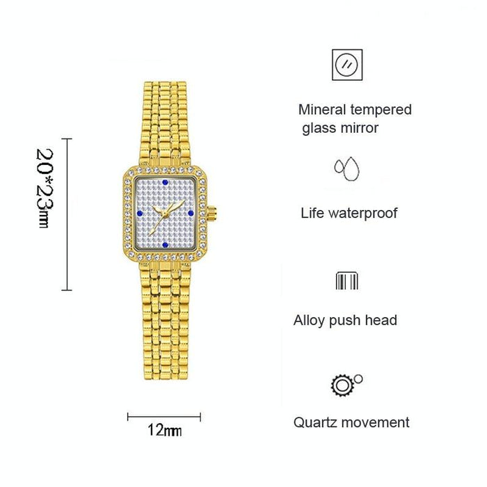 Fa1597 Women Alloy Diamond Watch