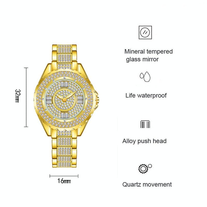 Fa0917L Niche Full Diamond Women Watch