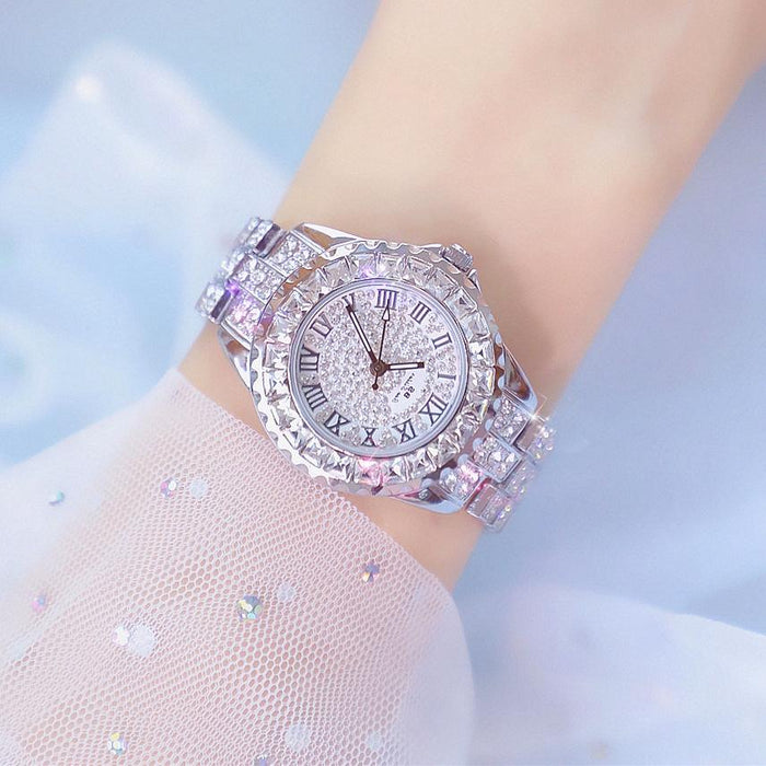 Fa08090 Women Full Diamond Temperament Watch