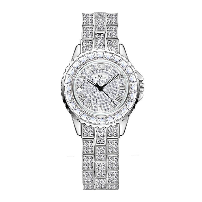 Fa08090 Women Full Diamond Temperament Watch