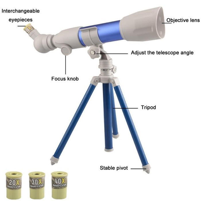 Children High-Definition Multiple Astronomical Telescope Science Teaching Aids