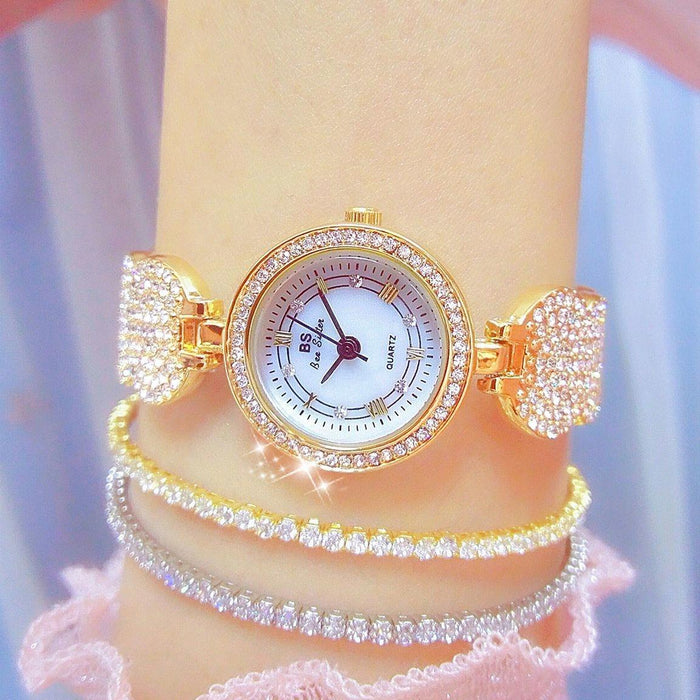 Fa1606 Diamond Inlaid Women Jewelry Chain Watch