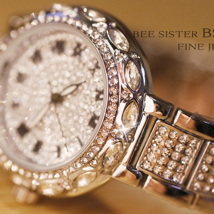 Fa1499 Women Diamond Jewelry Chain Watch