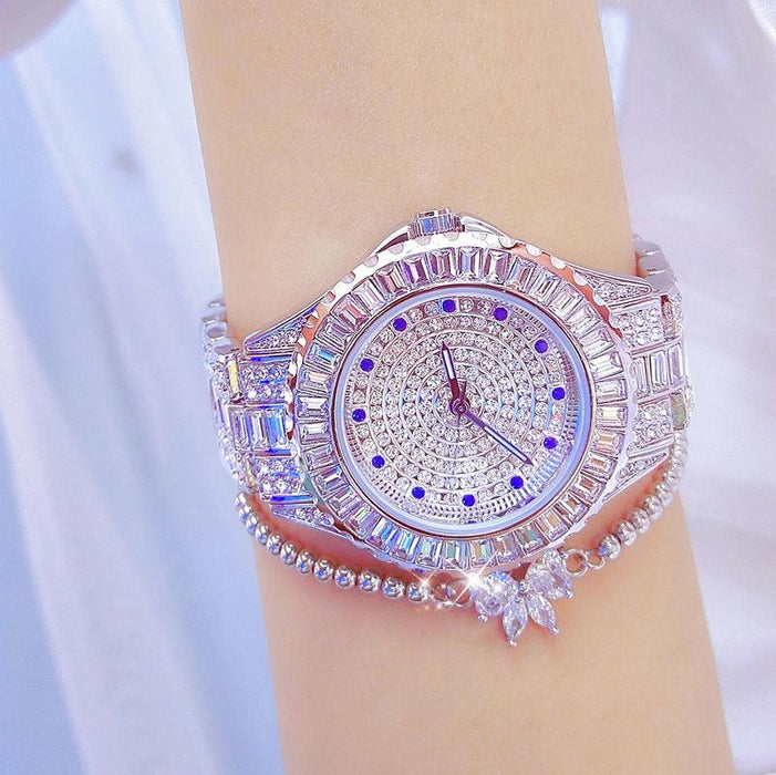 Fa1686 Diamond Inlaid Women Jewelry Chain Watch