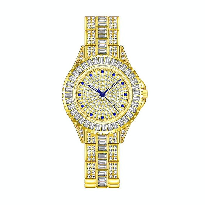 Fa1686 Diamond Inlaid Women Jewelry Chain Watch