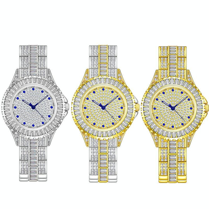 Fa1686 Diamond Inlaid Women Jewelry Chain Watch