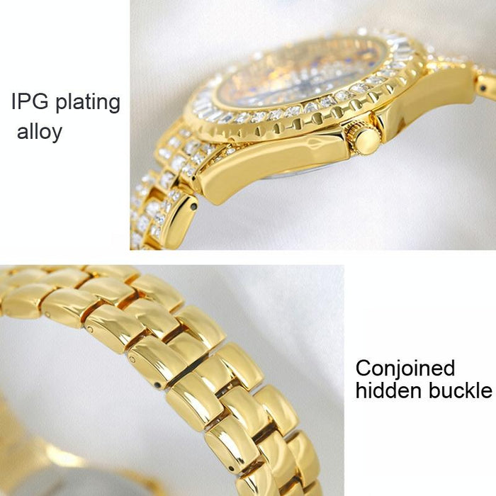 Fa1686 Diamond Inlaid Women Jewelry Chain Watch