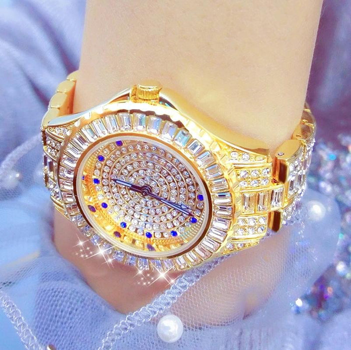 Fa1686 Diamond Inlaid Women Jewelry Chain Watch