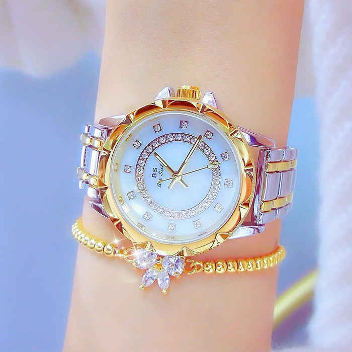 Fa1506 Lace Women Elegant Watch Golden