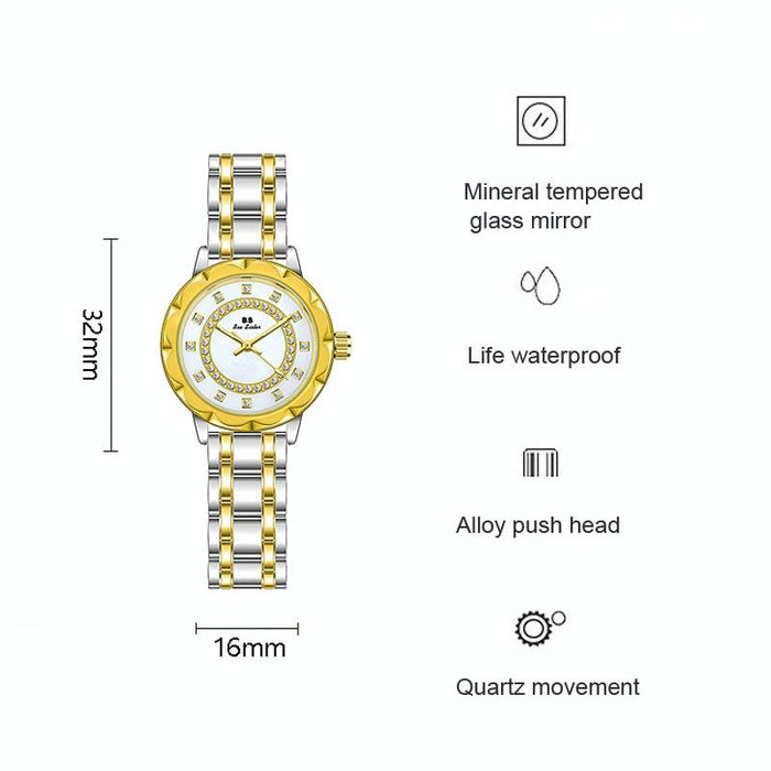 Fa1506 Lace Women Elegant Watch Golden