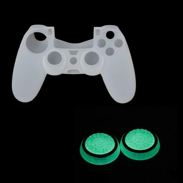 10 Pcs Gamepad Silicone Luminous Button Cap Rocker Cap For Ps5 / Ps4 / Ps3 / One / 360 / Pro / Series X / S