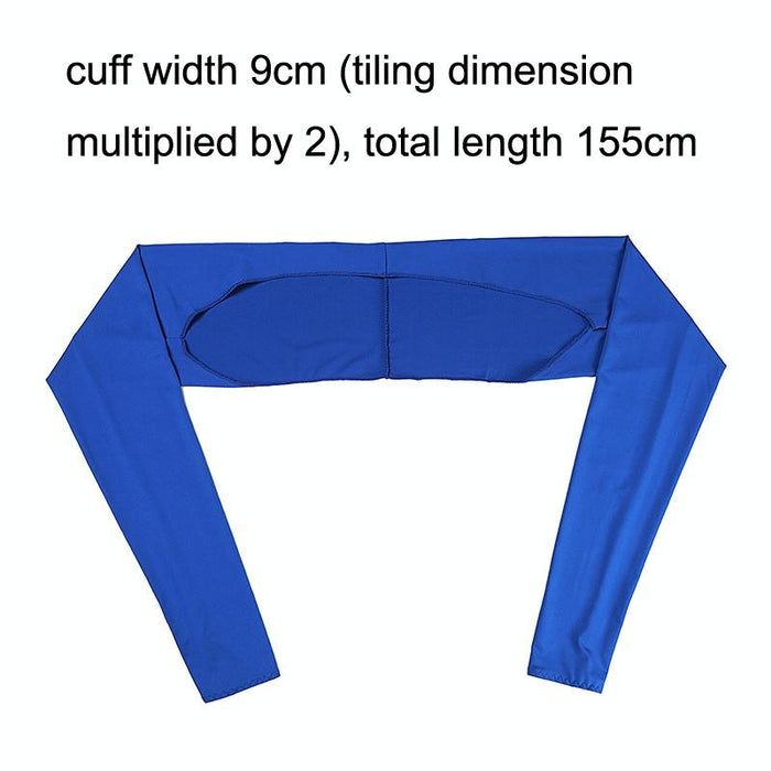 Golf Sunscreen Shawl Sleeves Outdoor Sports Cycling Ice Silk One Word Raglan Sleeves - Size One Code