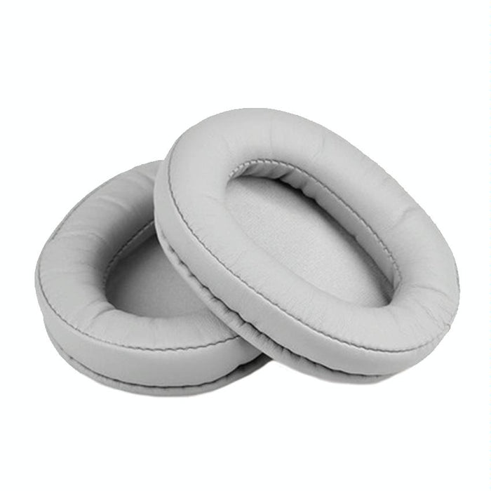 2 Pcs Headset Sponge Earmuffs For Sony Mdr-7506 / V6 / 900St - Gray Stitching