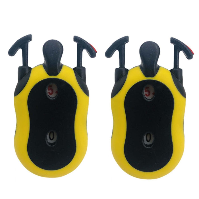 2 Pcs Jfq-111 Golf Double Hole Plastic Scorer