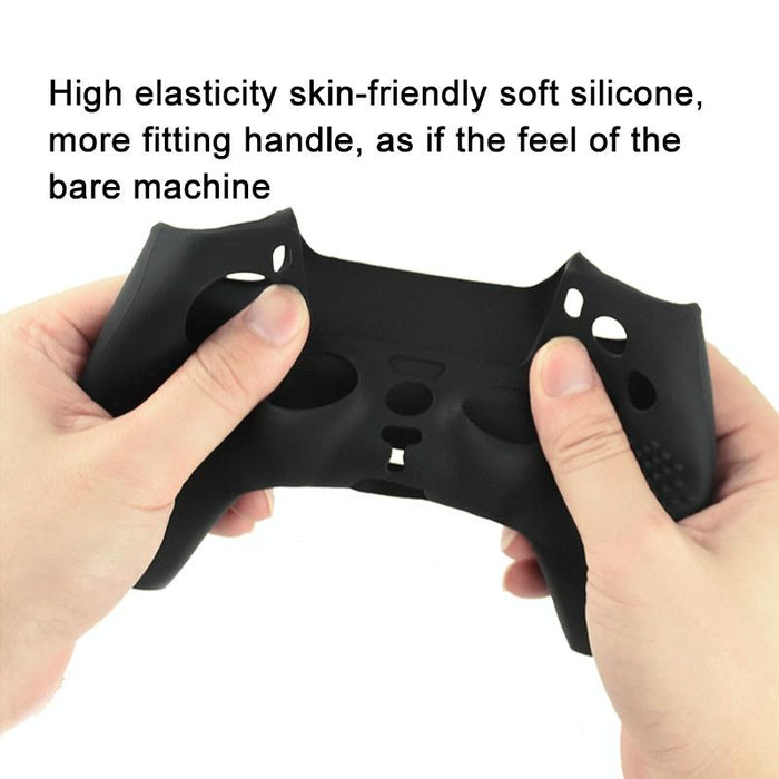 For Ps5 Game Controller Joystick Cap Silicone Protective Cover Kit Dustproof Case Black Polka Dots