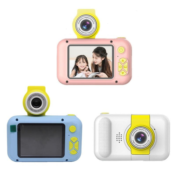 X101 Mini Hd Lens Reversible Child Camera - White