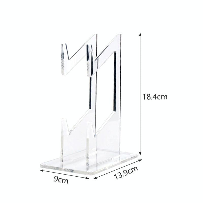 For Ps4/ Ps5/Ps3 Acrylic Double Layer Game Handle Storage Bracket Transparent