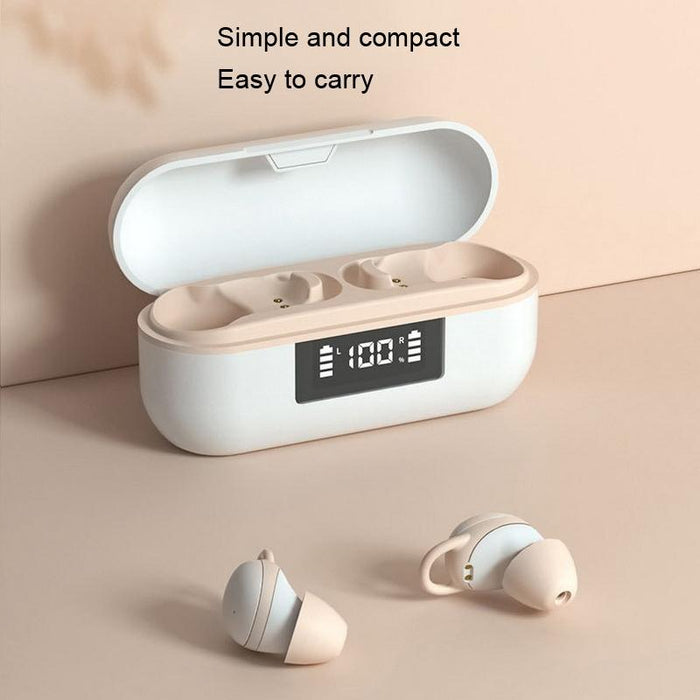 X999 Mini Wireless Noise Reduction With Digital Display Charging Bin Bluetooth Earphone