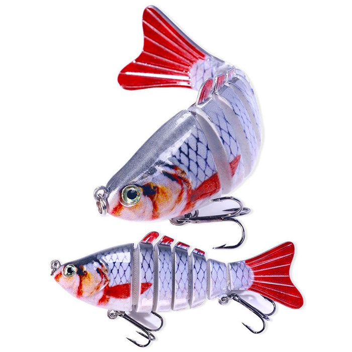 7 Section Vib Minnow Fishing Lures 10cm 15g