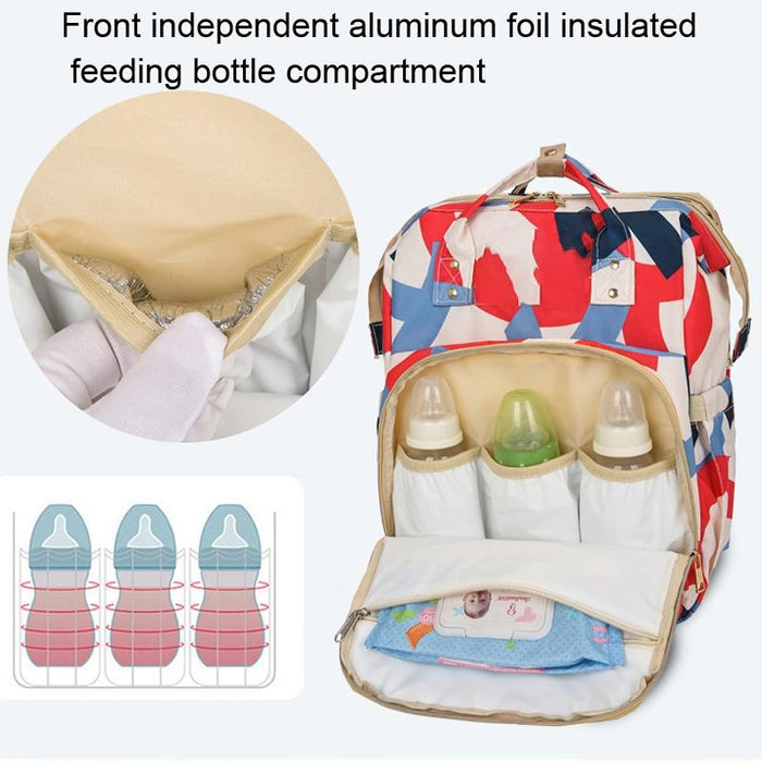 3 in 1 Diaper Bag with Changing Station and USB Port