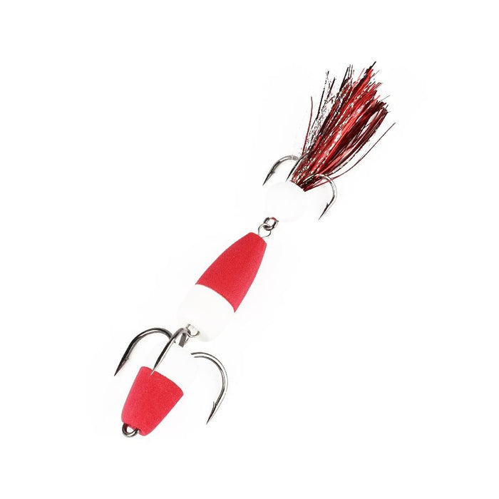 Soft Worm Bait with Foam Hook and Three Anchor Hook Size M