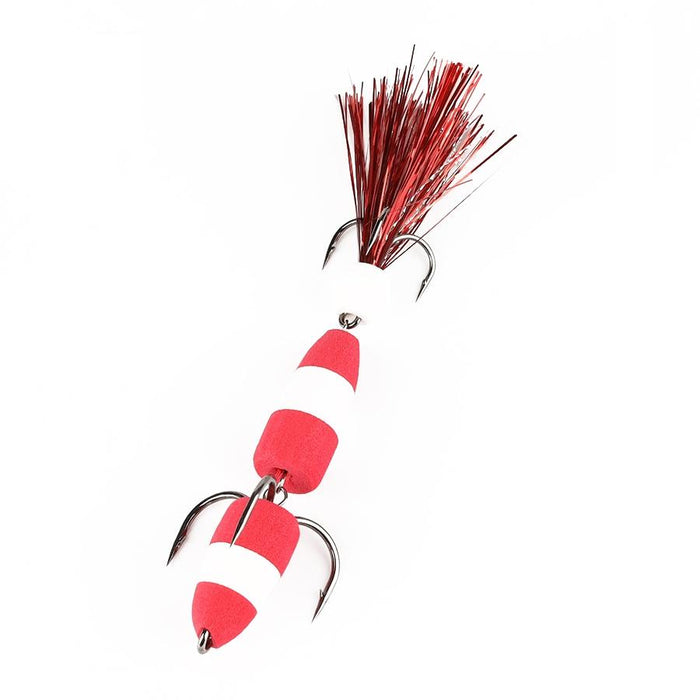 Soft Worm Bait with Foam Hook and Three Anchor Hook Size M