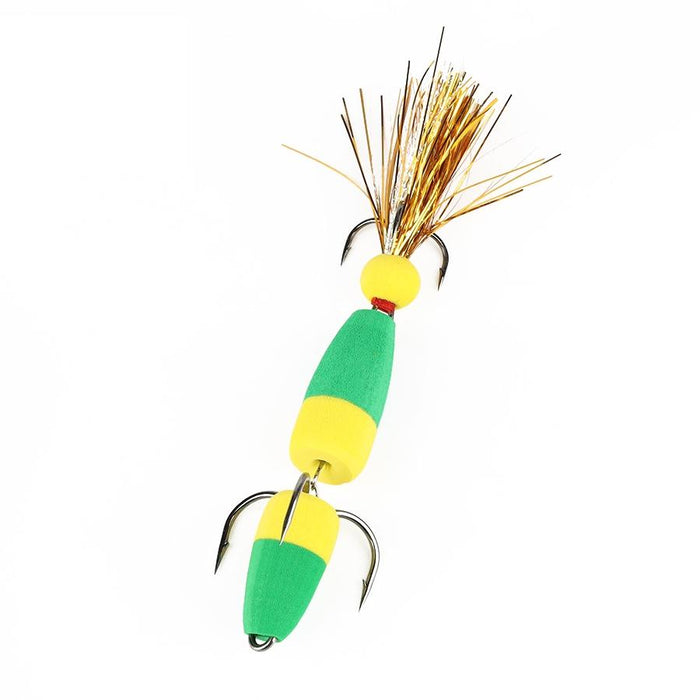 Soft Worm Bait with Foam Hook and Three Anchor Hook Size M