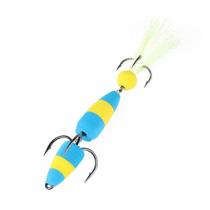 Soft Worm Bait with Foam Hook and Three Anchor Hook Size M