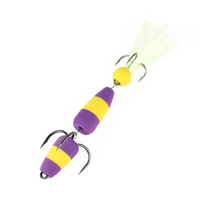 Soft Worm Bait with Foam Hook and Three Anchor Hook Size M