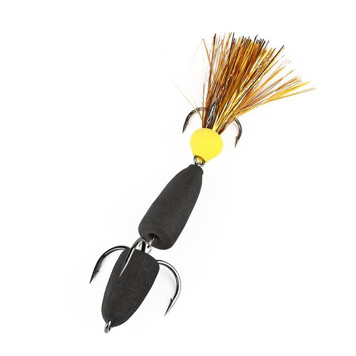 Soft Worm Bait with Foam Hook and Three Anchor Hook Size M