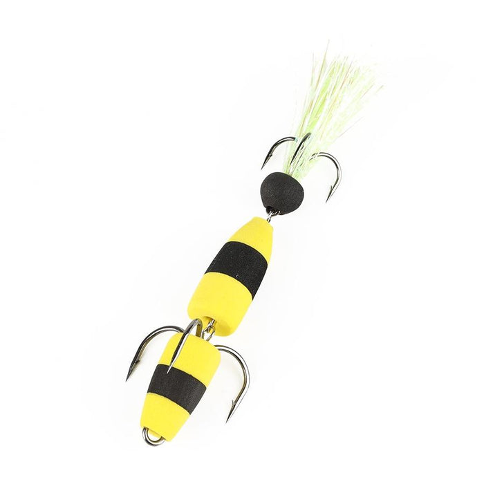 Soft Worm Bait with Foam Hook and Three Anchor Hook Size M