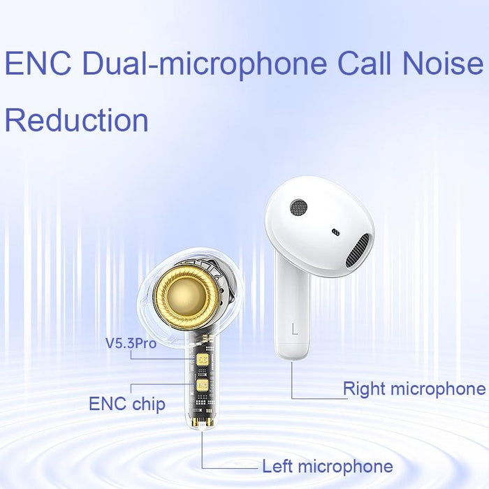 1 Enc Call Noise Reduction Ipx4 Waterproof Tws Bluetooth Earphone