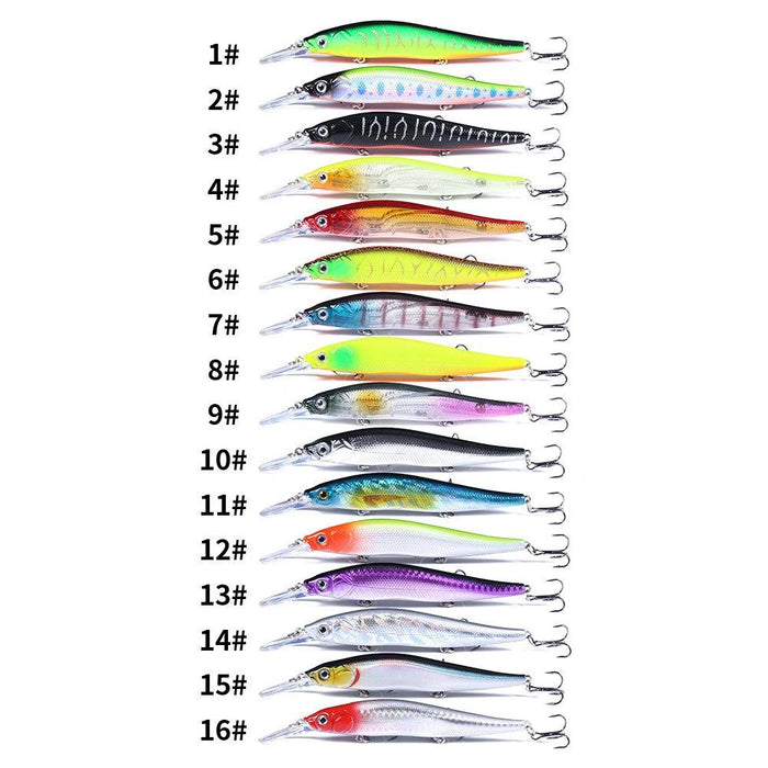 Long Casting Floating Minnow Bionic Lures 13.5cm/15.6g