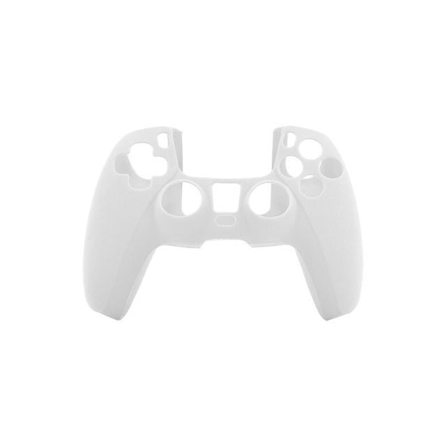 For Ps5 Controller Silicone Case Protective Cover - White