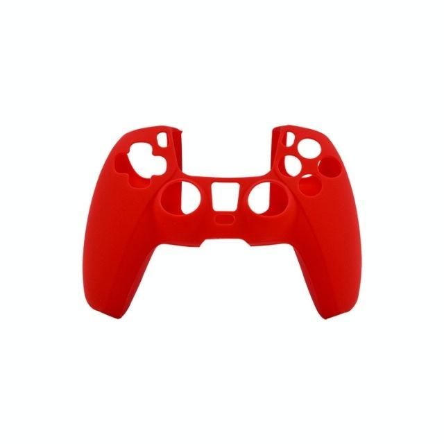 For Ps5 Controller Silicone Case Protective Cover - Red