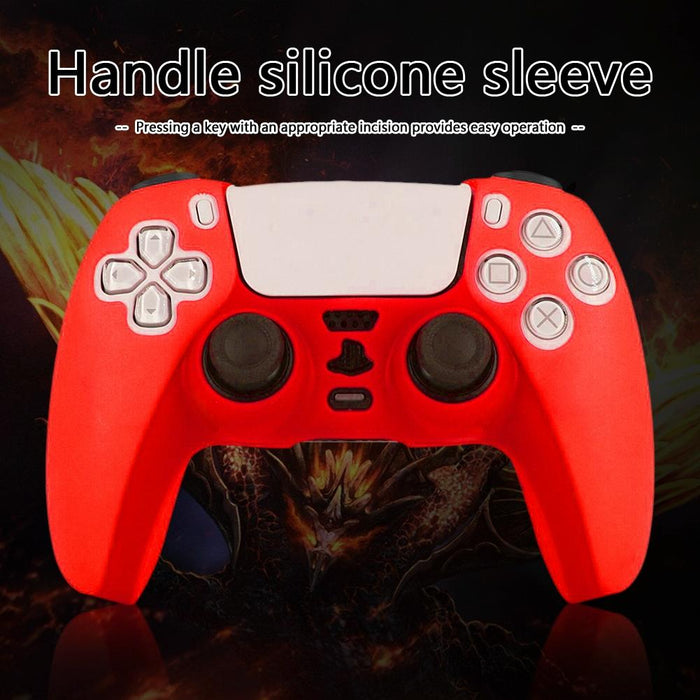 For Ps5 Controller Silicone Case Protective Cover - Red