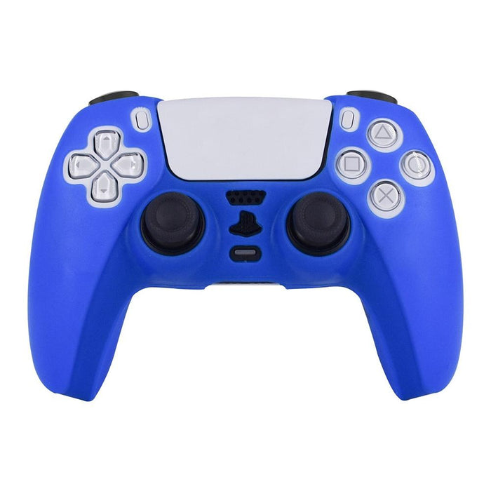 For Ps5 Controller Silicone Case Protective Cover - Camouflage Blue