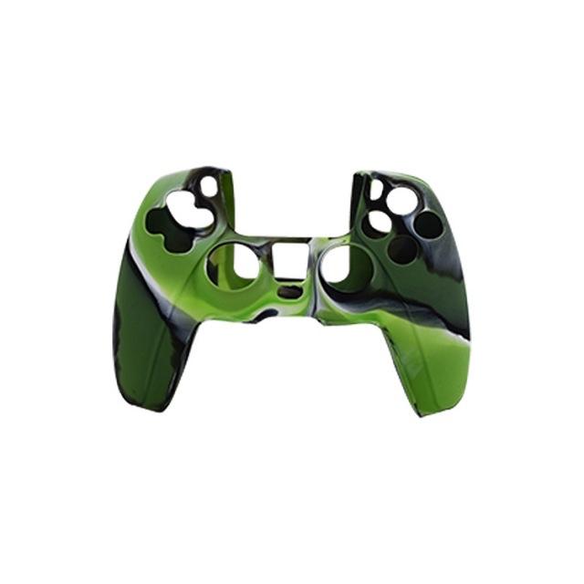 For Ps5 Controller Silicone Case Protective Cover - Camouflage Green