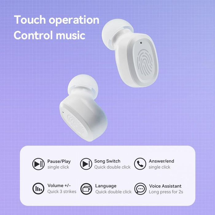 Wireless Stereo Earphones With Charging Bin By17 Black