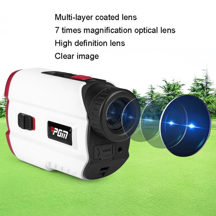 Jq015 Ip54 Waterproof Golf Laser Distance Meter Telescope Measuring Distance 600M White