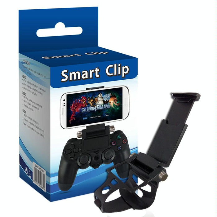 For Sony Ps4 Stretchable Gamepad Folding Stand Gamepad Clip Black