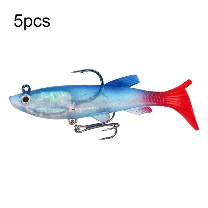 5 Roadrunner Soft Luminous Leadhead Lures