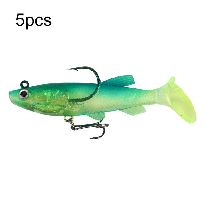 5 Roadrunner Soft Luminous Leadhead Lures