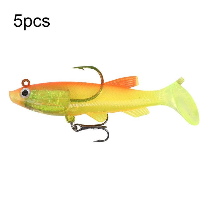 5 Roadrunner Soft Luminous Leadhead Lures